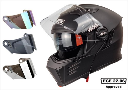 Casco moto simpson - casco,