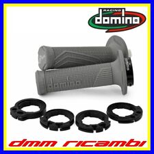 Manopole DOMINO D100 D-Lock HUSQVARNA TE 250 300 i 2018 2019 Grigio Clamp-on