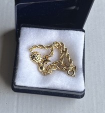 Bracciale In Oro Giallo 750 18 Carati Con Punzonatura