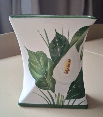 Vaso ceramica italiana - , dipinto