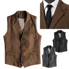 Gilet uomo tweed vintage