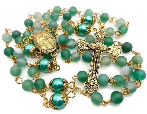 Collana rosario cattolico - rosario,