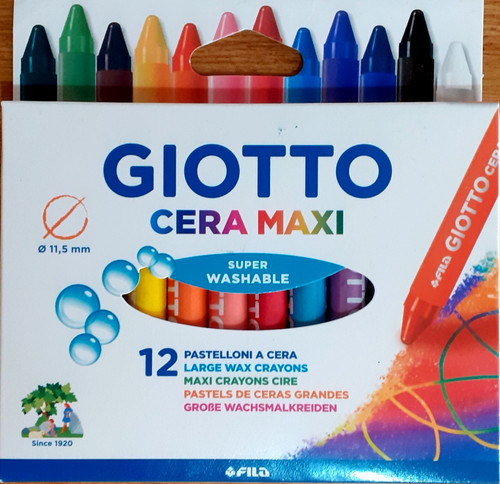 Giotto pastelli cera maxi - cera, 2
