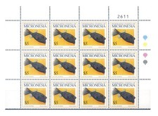 Micronesia. Definitivo. Fauna. Pesce 1998. Serie in blocchi da 12.