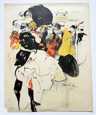 Jacques VILLON (1875 - 1963) - "Danseuses au Moulin Rouge". 1899.