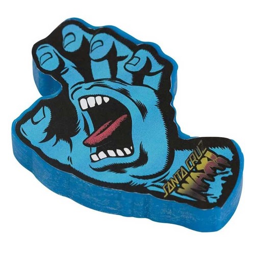 Screaming hand curb wax santa - curb,