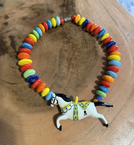Rara collana cavallo giostra