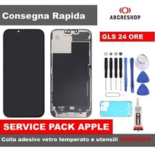 DISPLAY PER IPHONE 13 PRO MAX ORIGINALE SERVICE PACK SCHERMO TOUCH SCREEN VETRO