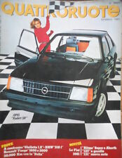 Quattroruote 303 1981 Confronto tra Giulietta 1.8-BMW 318i,Fiat127 a gasolio