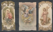 TRE SANTINI D'EPOCA PRIMI '900