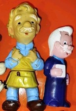 Pupazzoli Gomma Geppetto Ledra Ledraplastic e Gommolosi No Pinocchio Rubbertoys 