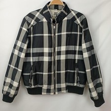 Giubbino Burberry, taglia L, fantasia tartan 