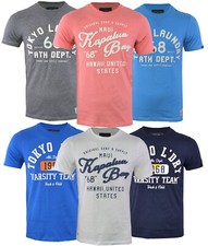 T-shirt uomo Tokyo Laundry cotone a maniche corte casual top estivo S-XXL