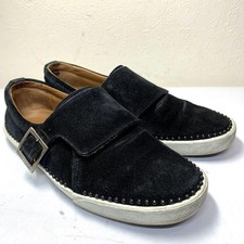 Scarpe da ginnastica Jimmy Choo slip-on scamosciate nere taglia 36 US...