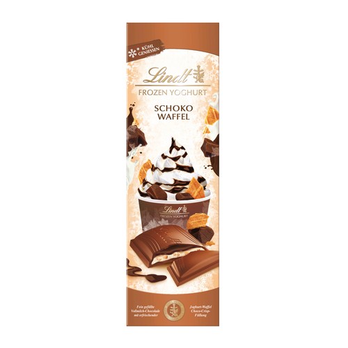 Lindt frozen yogurt waffel - frozen,