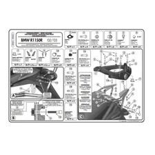 Supporto bauletto BMW R 1150R