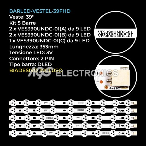 Kit barre strip led tv - kit,