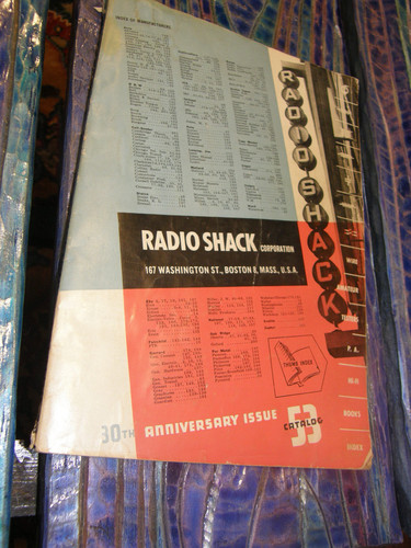 1953 radio shack 30th - radio,