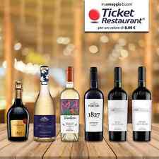 Kit cantina Top Pulcari 6 bottiglie 750ml OMAGGIO Ticket Restaurant da 8€