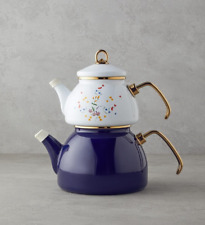 Floral Vintage Enamel on Steel