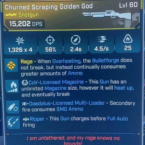 Borderlands lvl 60 god - 4⭐️lvl,