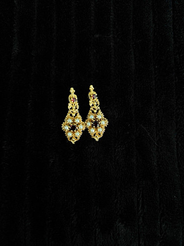 Orecchini grappolo oro 14 - grappolo, in