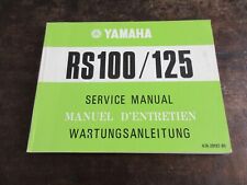 Yamaha RS100 RS125 1974 OEM