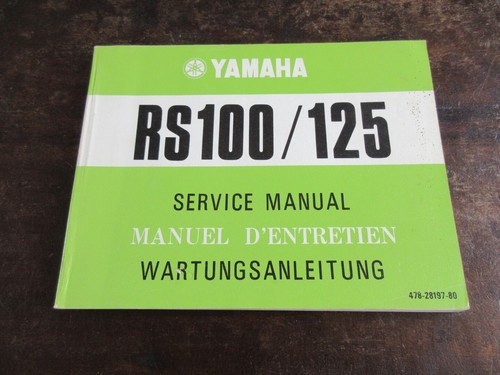 Yamaha rs100 rs125 - yamaha,