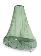 ZANZARIERA VIRGINIA LETTINO DA CAMPO COLORE VERDE MILITARE BRANDA COME NUOVA