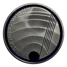 [NC] SVIZZERA - 5 FRANCHI COMMEMORATIVI 1985 - MUSICA (nc434c)