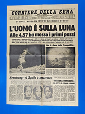 CORRIERE DELLA SERA 21 LUGLIO 1969 SBARCO SULLA LUNA NEIL ARMSTRONG-EDWIN ALDRIN