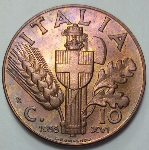 Italia regno centesimi - regno, 10