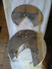 COPPIA COPRI FRENO A DISCO CROMATI