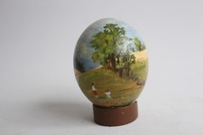 Uovo dipinto pittura ad olio