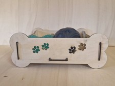 Cassetta portachiavi in legno porta chiavi SVUOTA TASCHE  Porta Giochi Cani