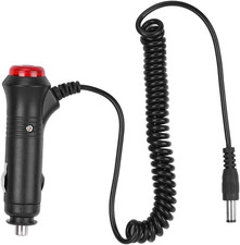 Cavo Adattatore per Accendisigari Auto E Moto, 1.2M 12V/24V Con Fusibile 3A, Car
