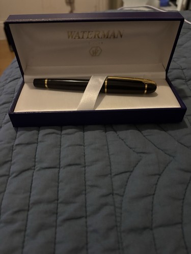 Waterman black metal fountain - waterman,