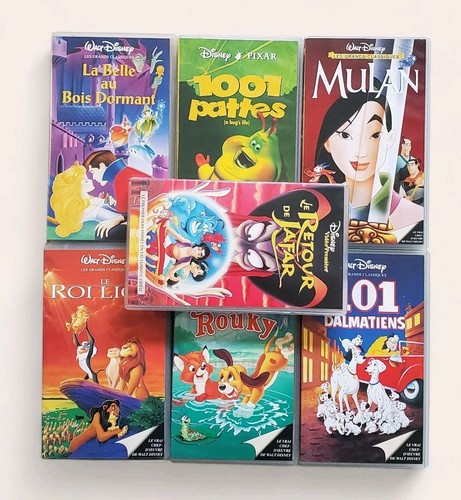 Lot vhs walt disney - walt,
