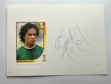Autografo GESÙ ARELLANO-Nazionale MESSICO WC2002-Panini-Monterrey CF-firmato