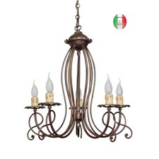 Lampadario sospensione Ferro