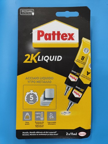 Pattex acciaio liquido - acciaio,