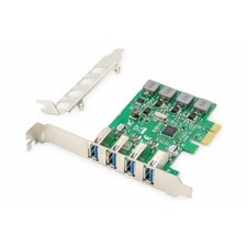 Scheda 4 porte usb 3.0 pci-express digitus