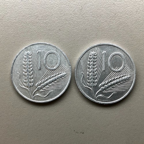 Lotto monete lire anni - lotto, 10