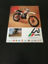 1978 MOTO CROSS APRILIA MX 125 EPOCA VINTAGE PUBBLICITA AD
