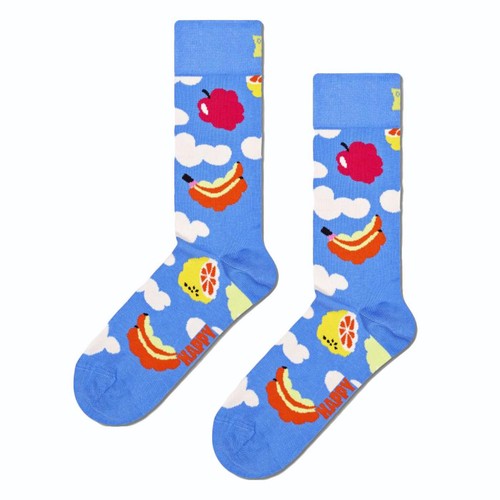 Cloudy fruit sock - cloudy, --