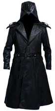 Cappotto da uomo nero Assassin