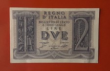 BANCONOTA 2 LIRE 14-11-1939