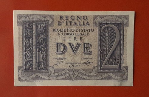 Banconota lire 11 1939 - banconota, 2
