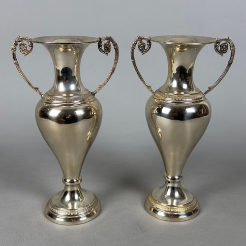 Coppia anfore argento 800 vasi - coppia,