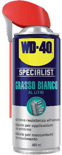 Grasso bianco litio spray - bianco, al